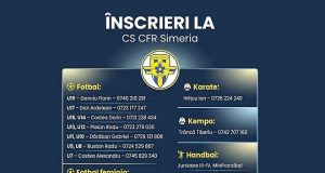 Viitorul sportului simerian prinde contur! CS CFR Simeria dă startul înscrierilor pentru copii și juniori!