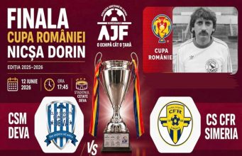 Pentru trofeul Cupei României „Nicșa Dorin”, luptă CSM Deva și CFR Simeria